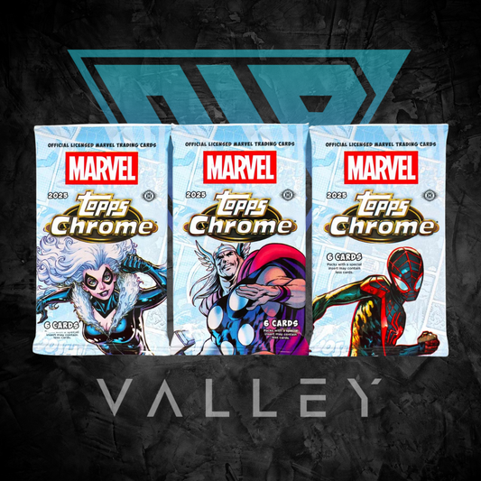 MARVEL Cards: 2025 Topps Chrome - MARVEL Hobby Pack