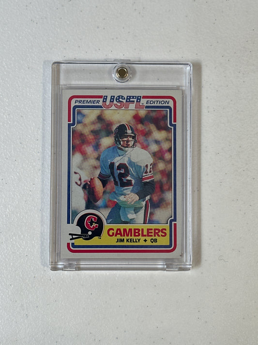 Singles: Football Cards- 1984 Topps Jim Kelly Gamblers