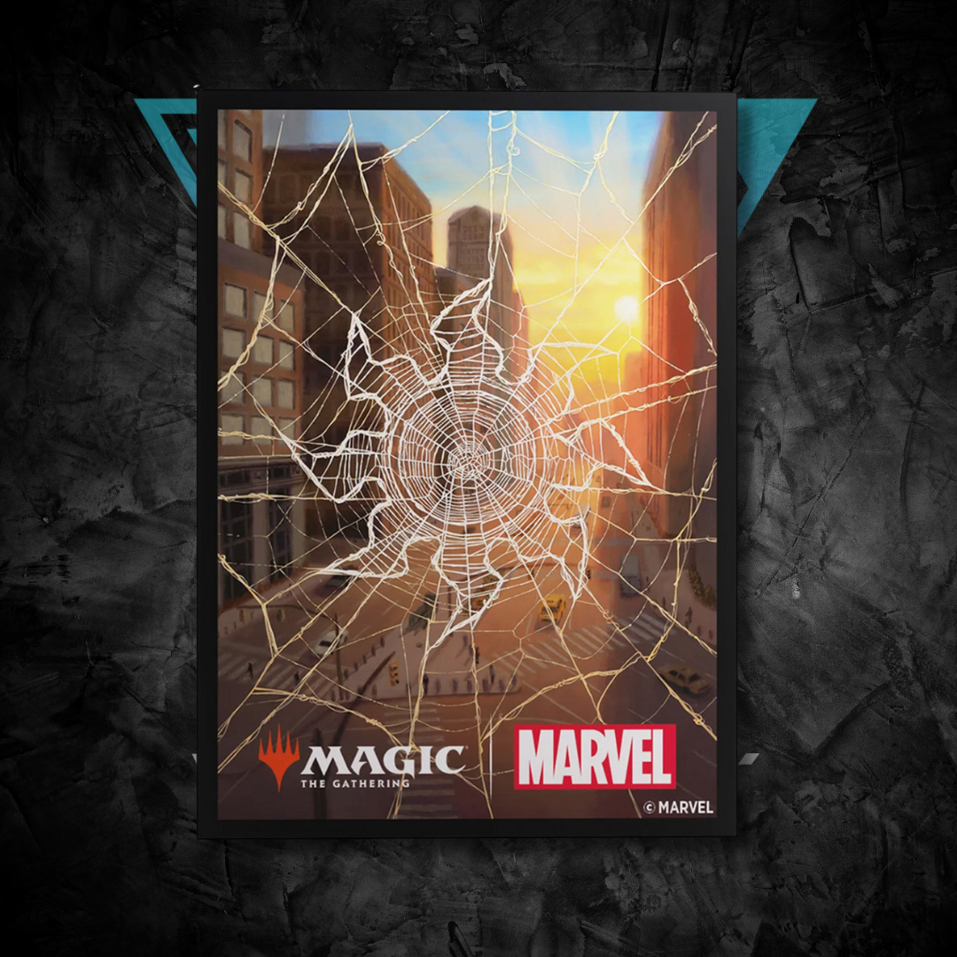 Card Sleeves: MTG Premium Art- Marvel's Spider-Man- Spider-Man Plains