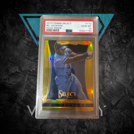 PSA: Baseball Cards - 2013 Bo Jackson Gold Prizm - GEM MT 10