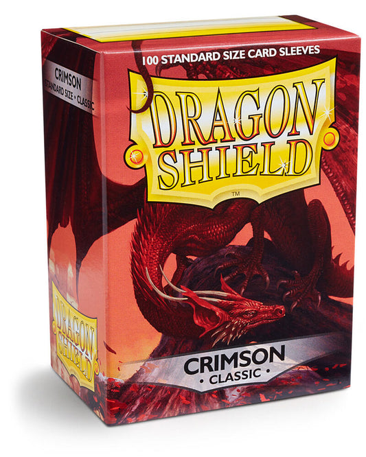 Dragon Shield Sleeves: Standard- Classic Crimson (100 ct.)