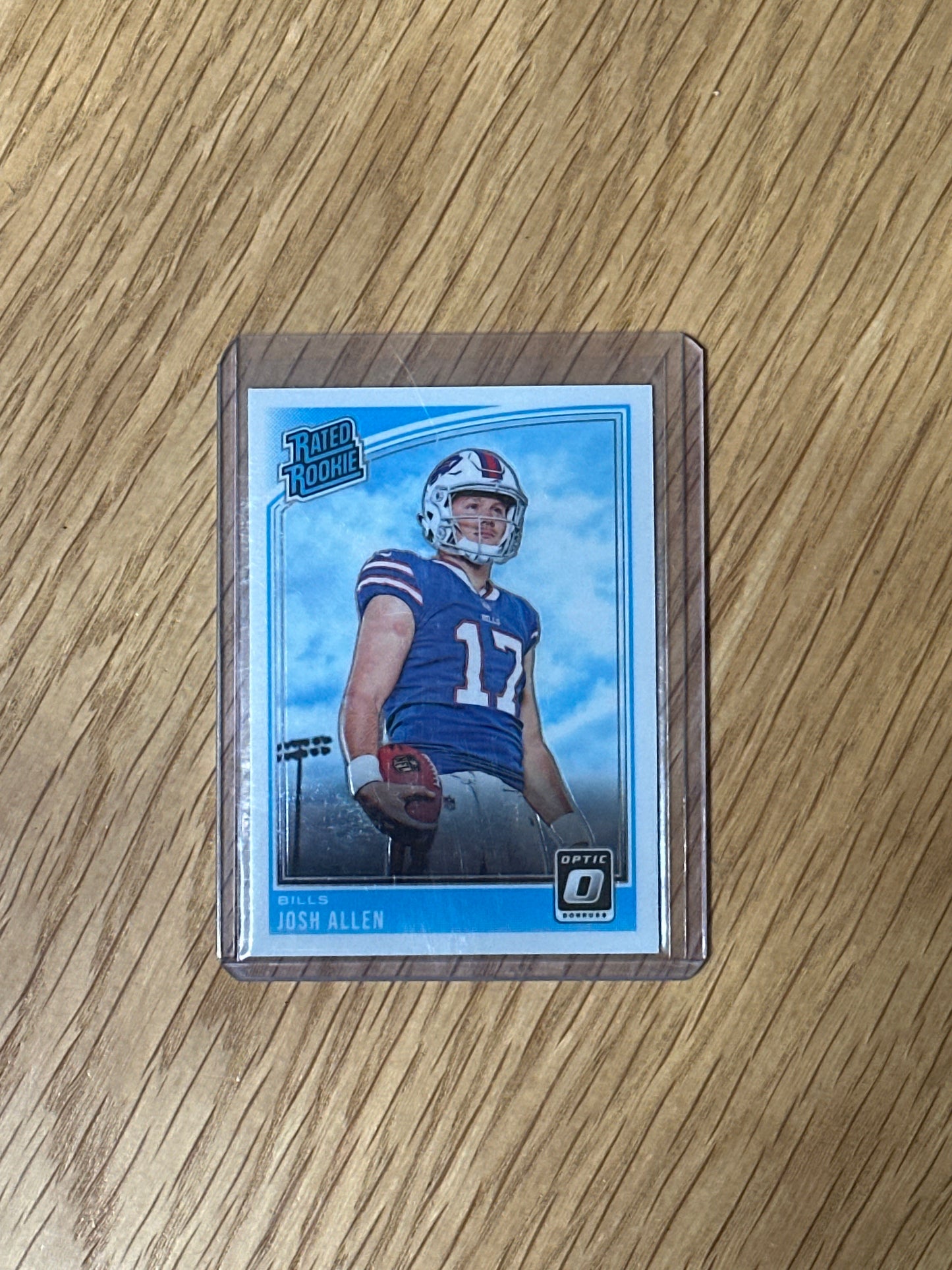 Singles: Football Cards- 2018 Optic Josh Allen Rated Rookie