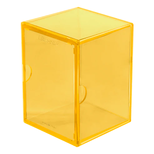 Deckbox: 2-Piece 100+ Eclipse: Lemon Yellow