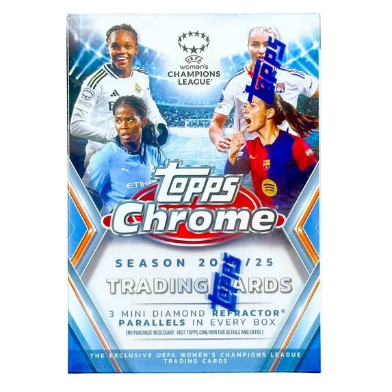 Soccer Cards: 2024-25 Topps Chrome - UEFA Womens - Blaster Box