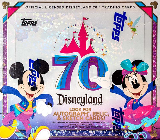 Disney: 2025 Topps Disneyland 70th Anniversary Hobby Box