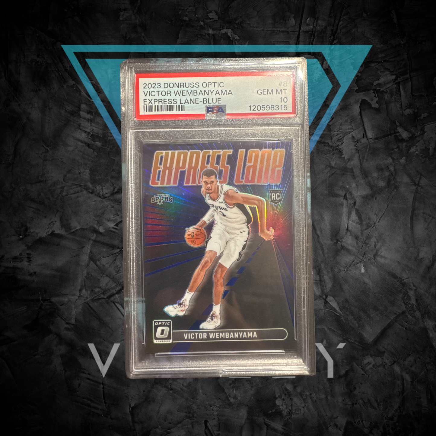 PSA: Basketball Cards - Gem MT 10- 2023 Donruss Optic Victor Wembanyama Blue