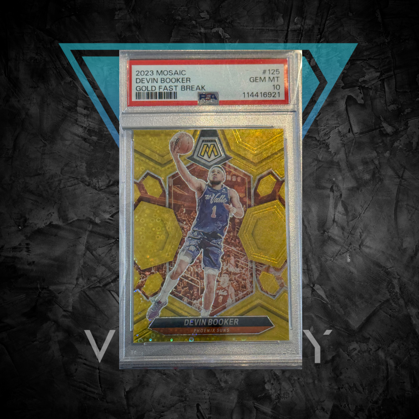 PSA: Basketball Cards - GEM MINT 10 - 2023 Mosaic Devin Booker Gold