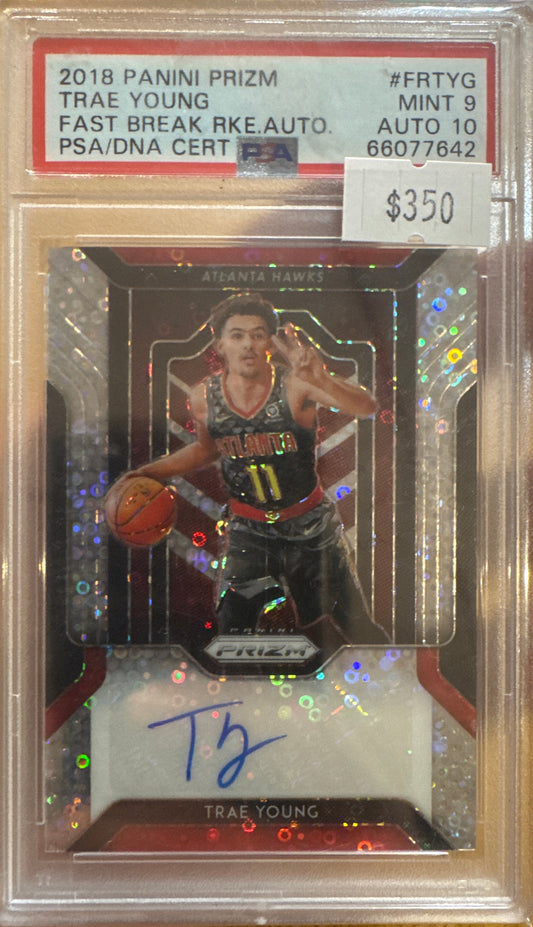 PSA: Basketball Cards - GEM MINT 10 - 2018 Prizm Trae Young Fast Break #TYG PSA 10