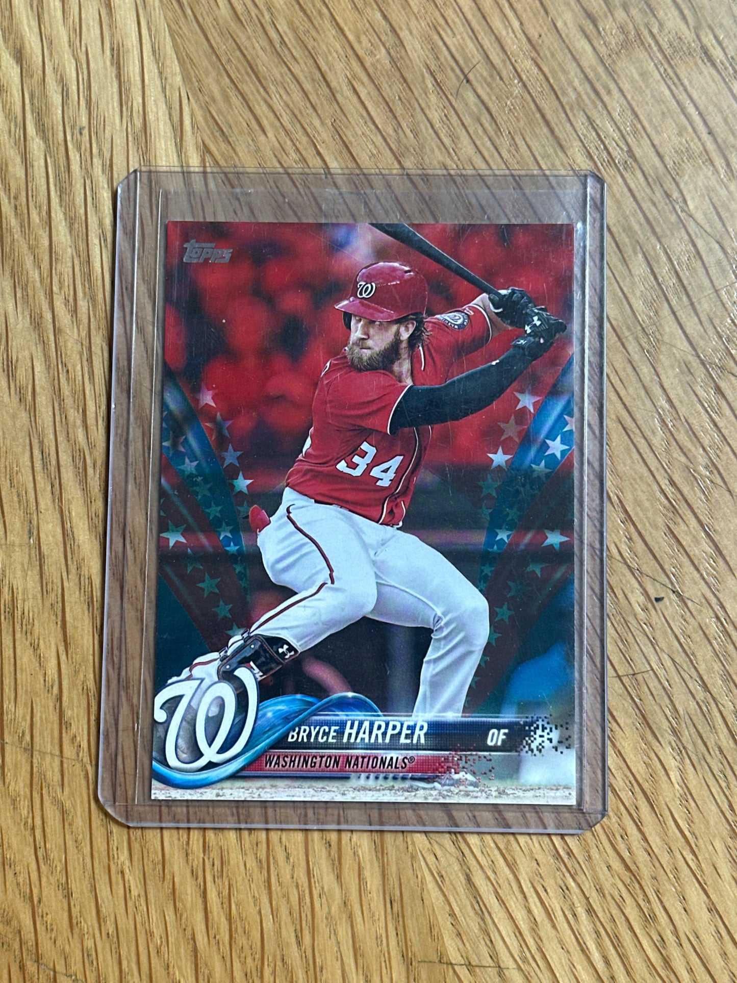Singles: Baseball Cards- 2018 Topps Bryce Harper Independence /76