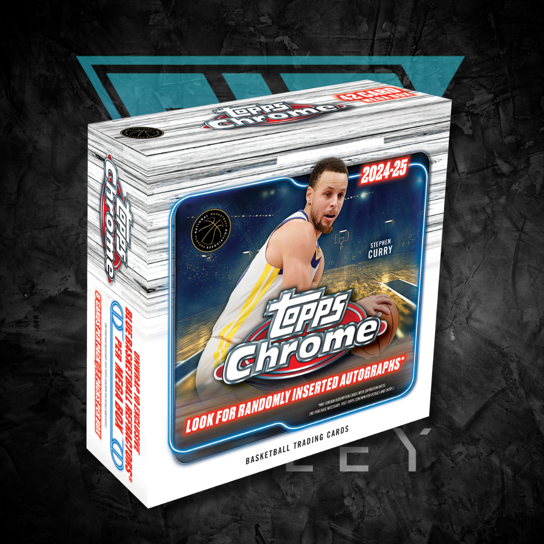 Basketball Cards: 2024-25 Topps Chrome - NBA Basketball Mega Box
