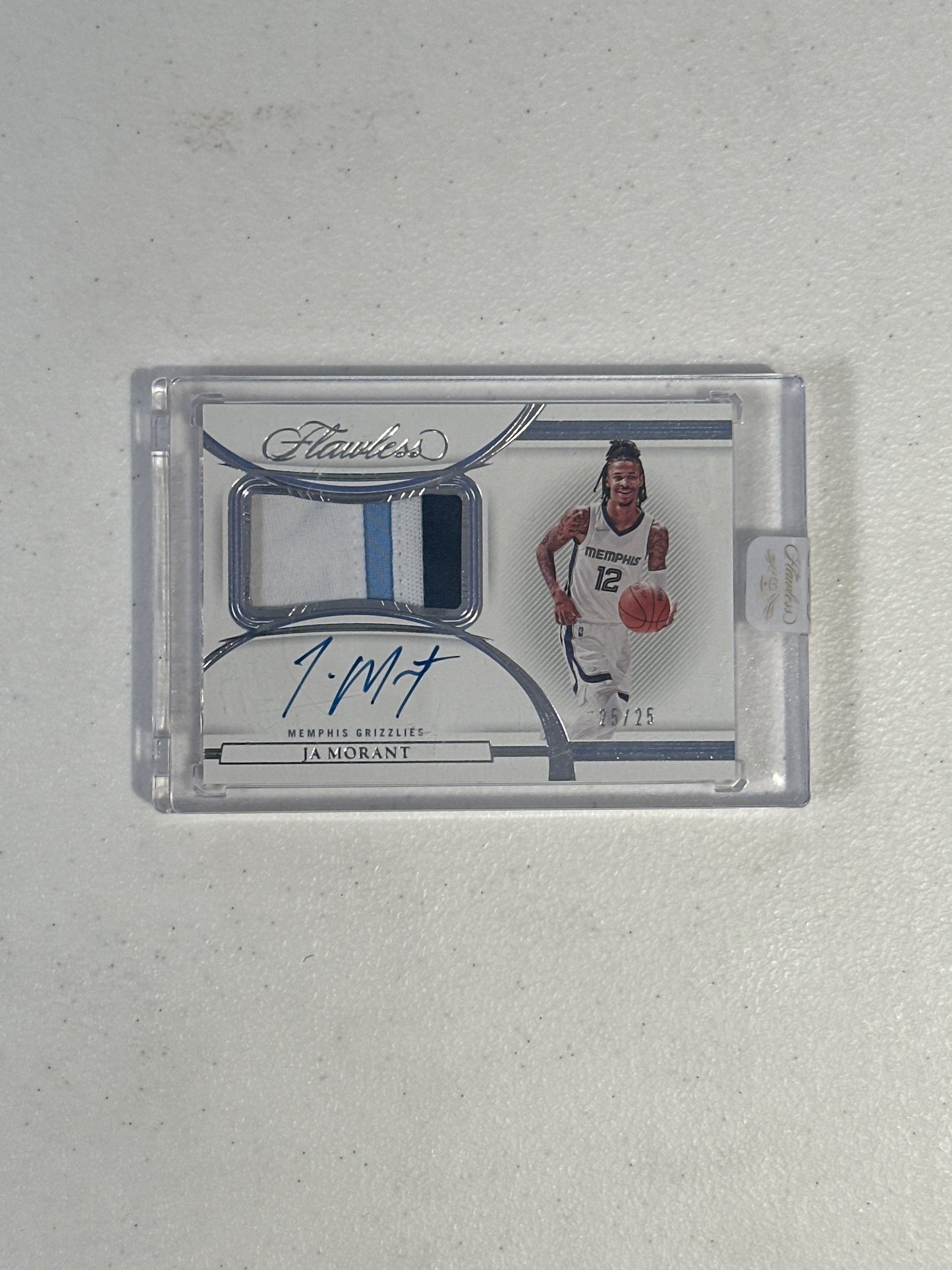 Singles: Basketball Cards- 2021 Flawless Ja Morant Patch Auto /25