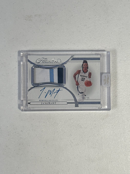 Singles: Basketball Cards- 2021 Flawless Ja Morant Patch Auto /25