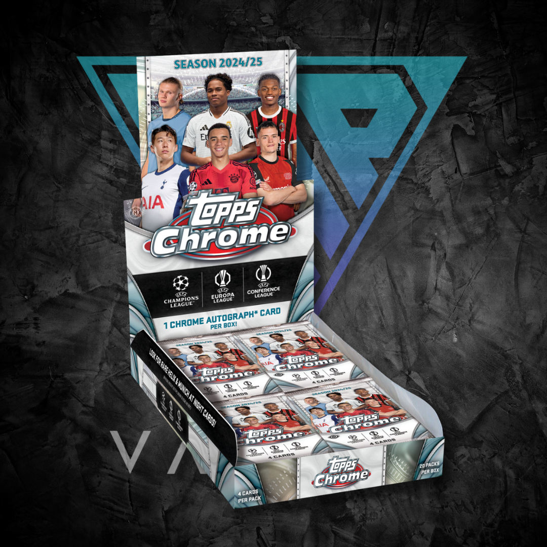 Soccer Cards: 2024-25 Topps Chrome - UEFA Club Competitions - Hobby Box