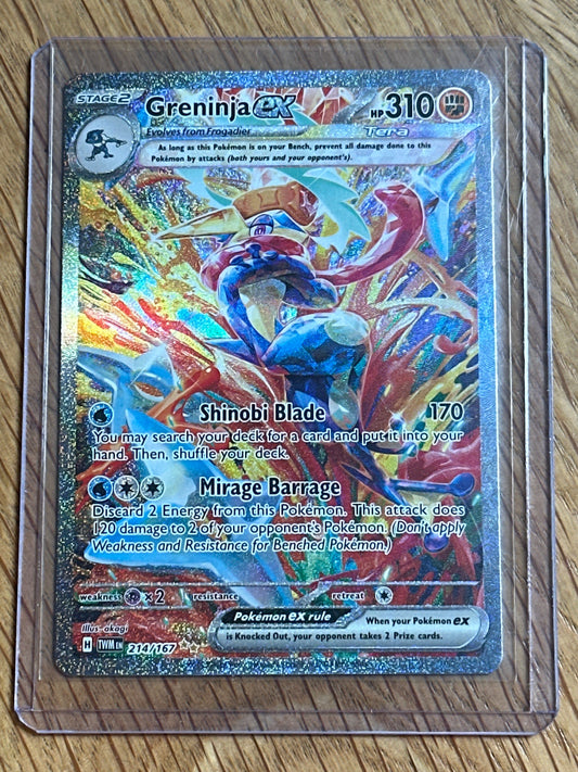 Singles: Pokémon Cards- Twilight Masquerade Greninja ex SIR 214/167