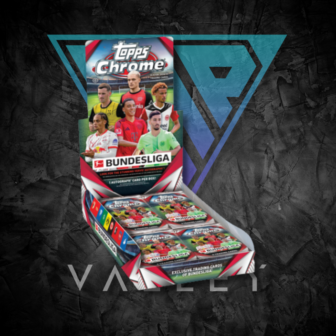 Soccer Cards: 2024-25 Topps Chrome Bundesliga Soccer Hobby Box
