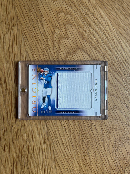 Singles: Football Cards- 2025 Origins Jaxson Dart Patch /199