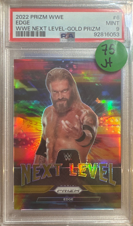 PSA: WWE Cards - Mint 9 - 2022 Prizm WWE Edge GOLD