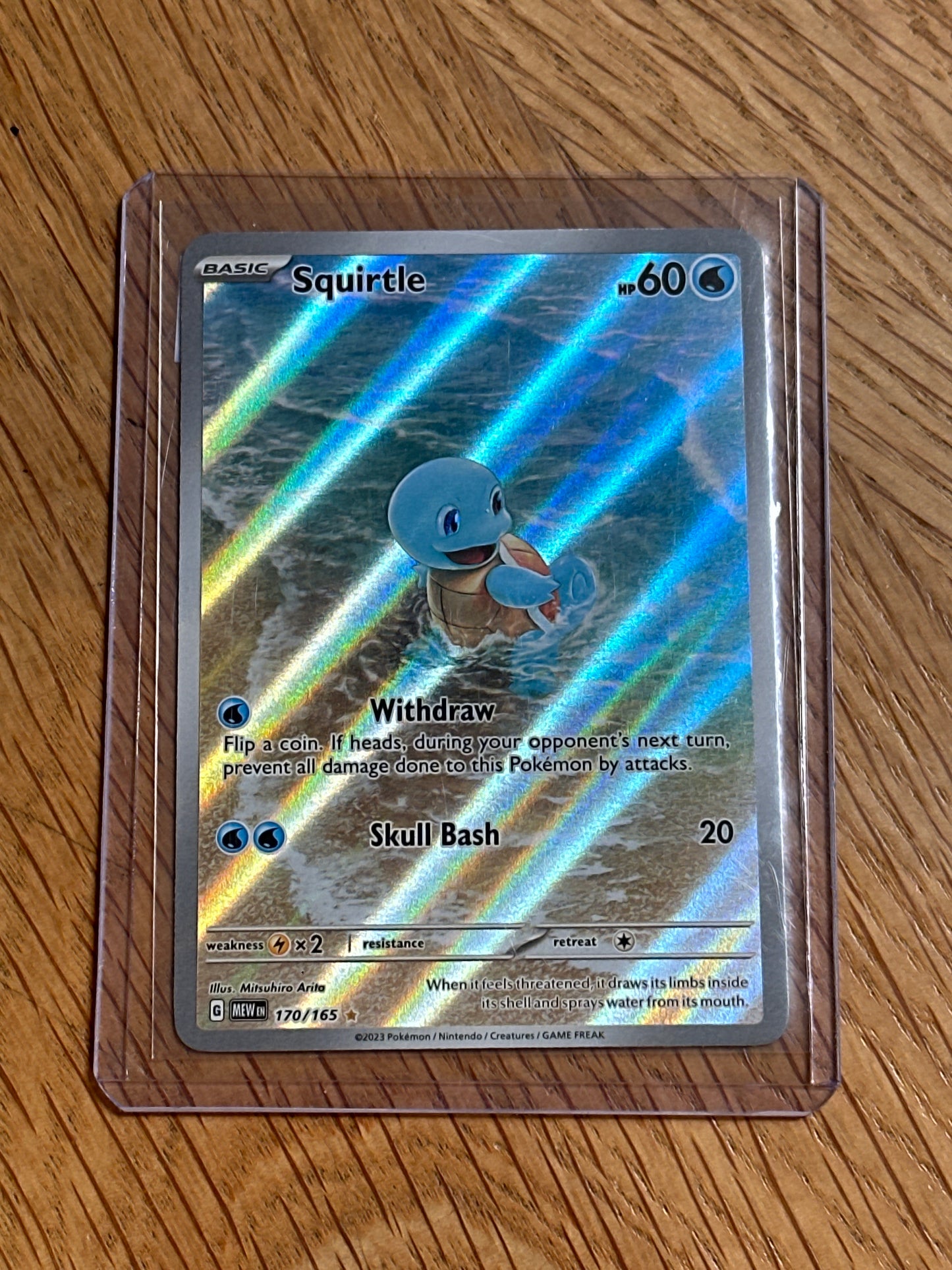 Singles: Pokémon Cards - 151 Squirtle IR 170/165