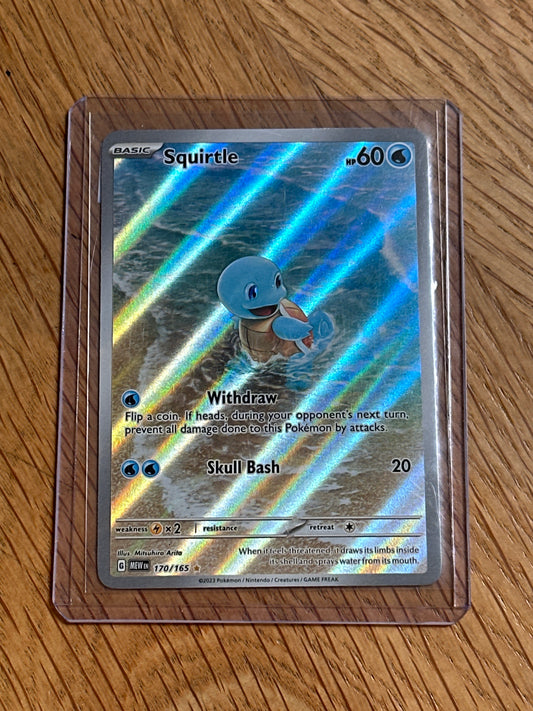 Singles: Pokémon Cards - 151 Squirtle IR 170/165