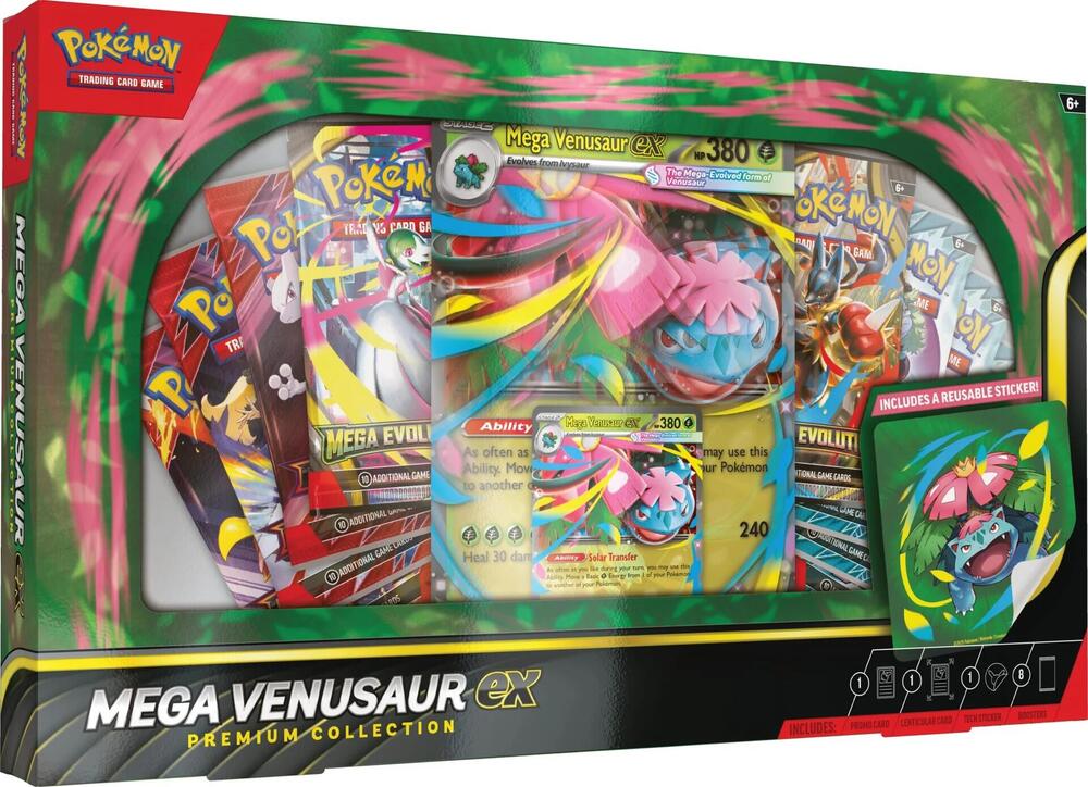 Pokemon TCG: Mega Venusaur Ex Collection Box