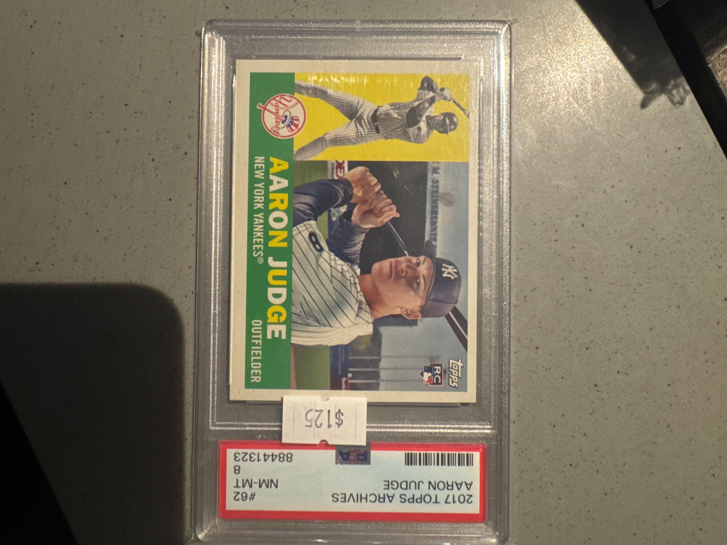 PSA: Baseball Cards - MINT 8 -2017 Archives Aaron Judge Rookie Card