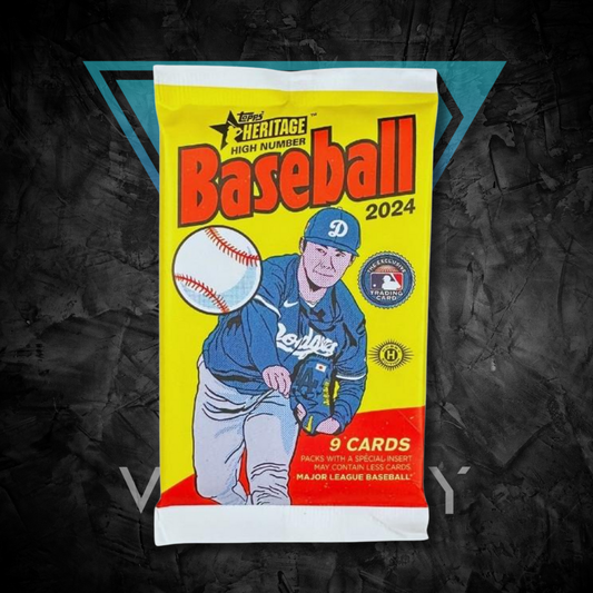 Baseball Cards: 2024 Topps Heritage - MLB High Number Hobby 1-Pack