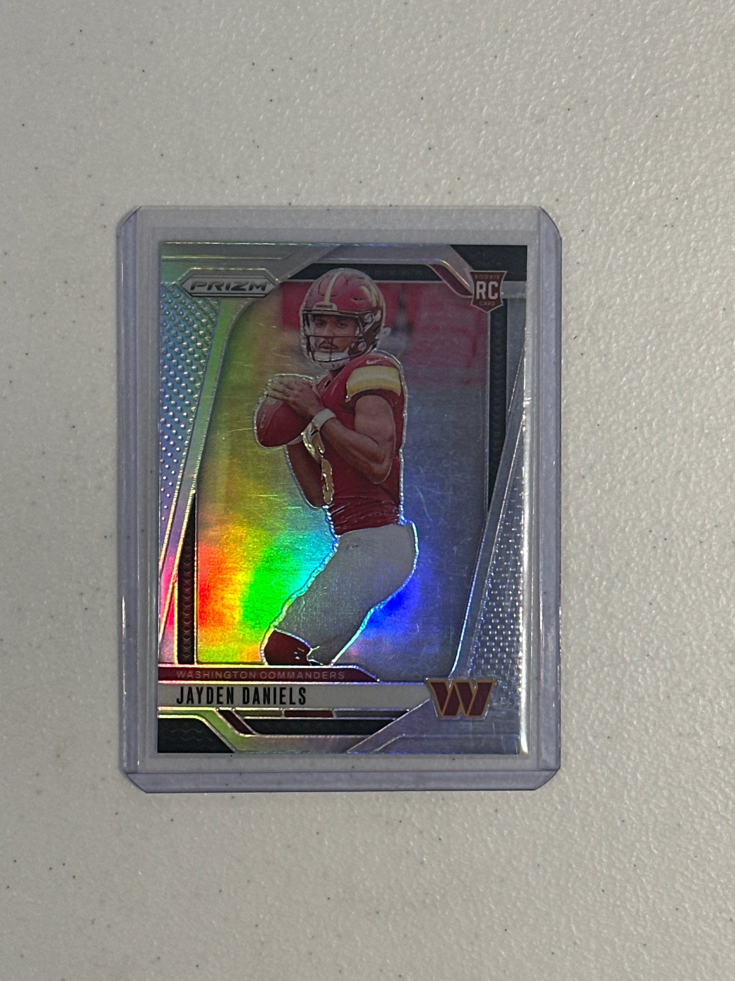 Singles: Football Cards- 2024 Prizm Jayden Daniels Silver Prizm