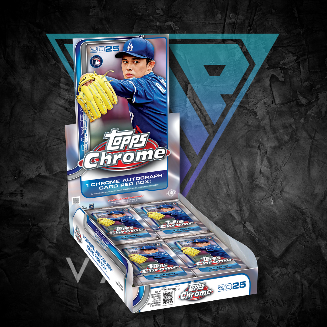 Baseball Cards: 2025 Topps Chrome - MLB Hobby Box