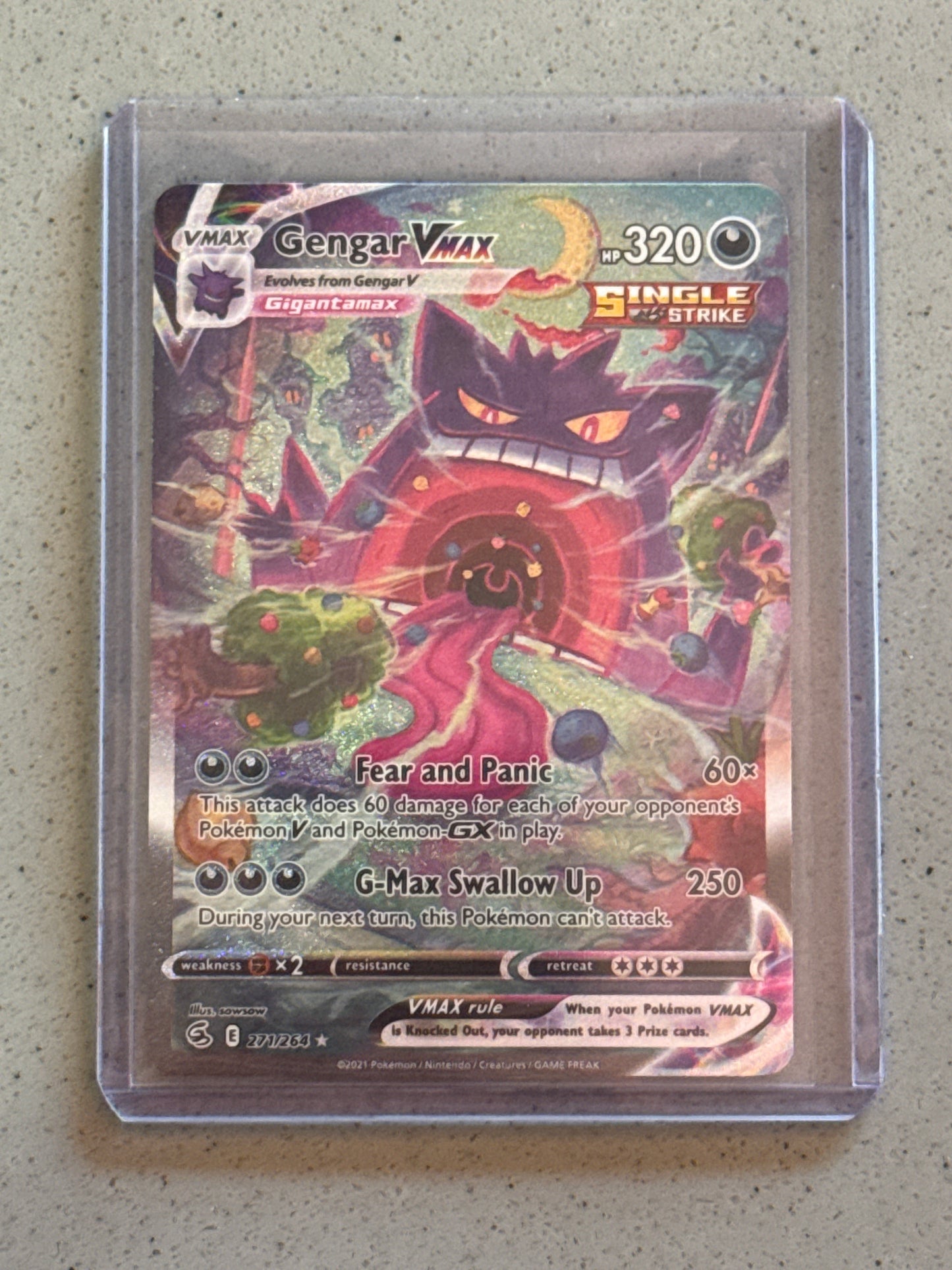 Singles: Pokemon TCG - Gengar VMAX 271/264
