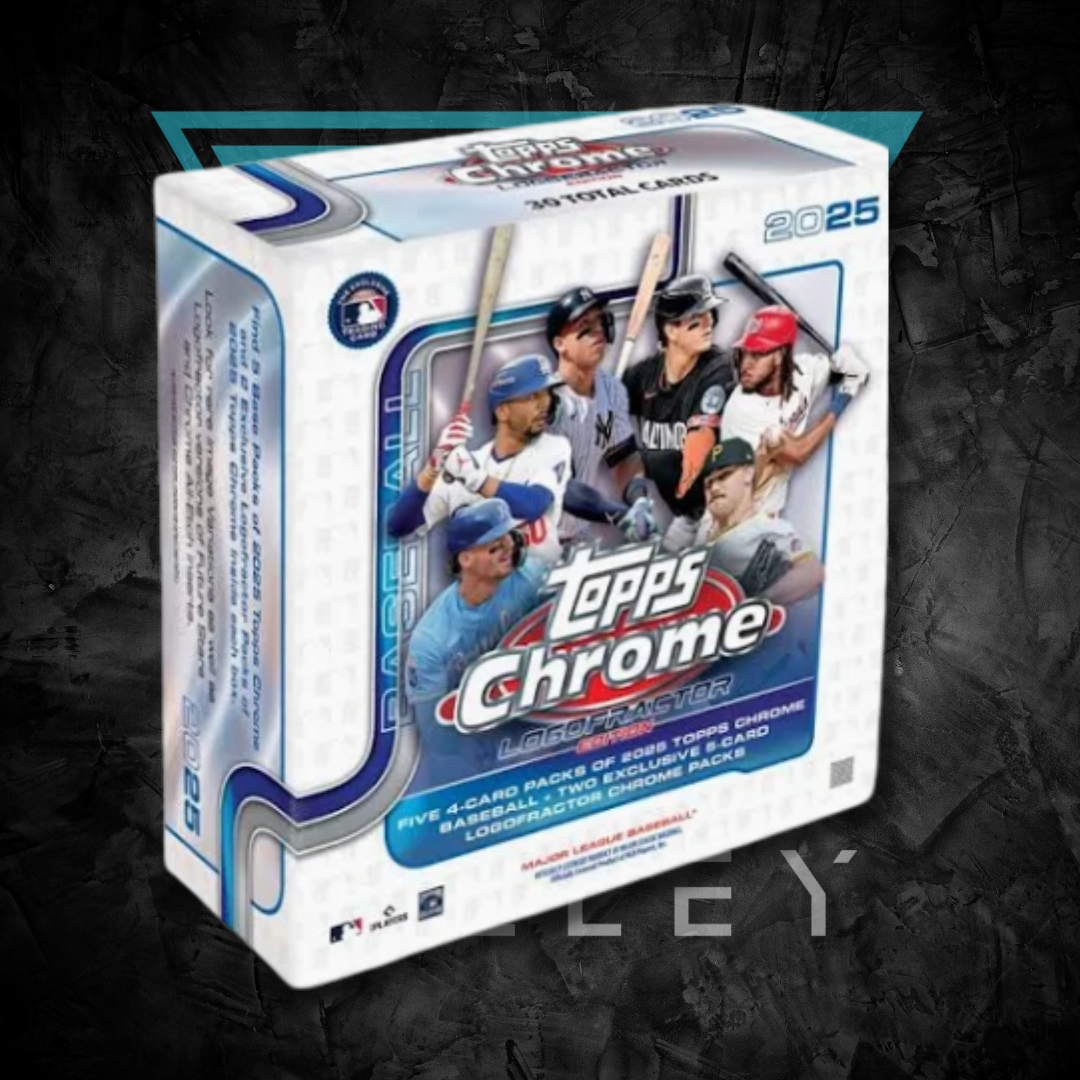 Baseball Cards: 2025 Topps Chrome "LogoFractor Edition" - MLB Mega Box