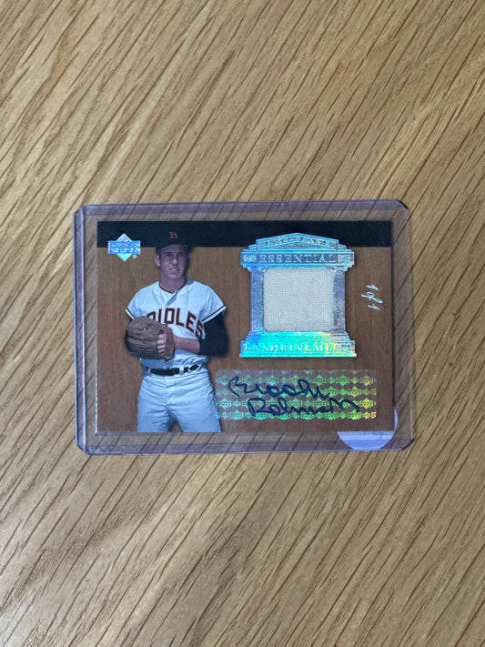 Singles: Baseball Cards- 2005 Upper Deck Hall of Fame Essential Enshrinement Brooks Robinson 1/1