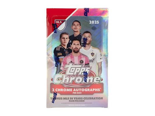 Soccer Cards: 2025 Topps Chrome- MLS Hobby Box