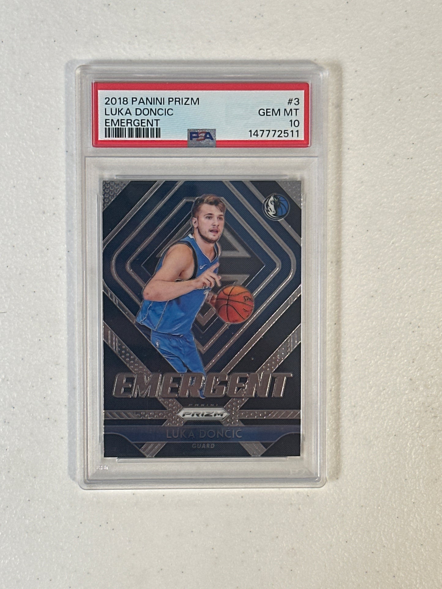 PSA: Basketball Cards- 2018 Panini Prizm Luka Doncic Emergent PSA 10