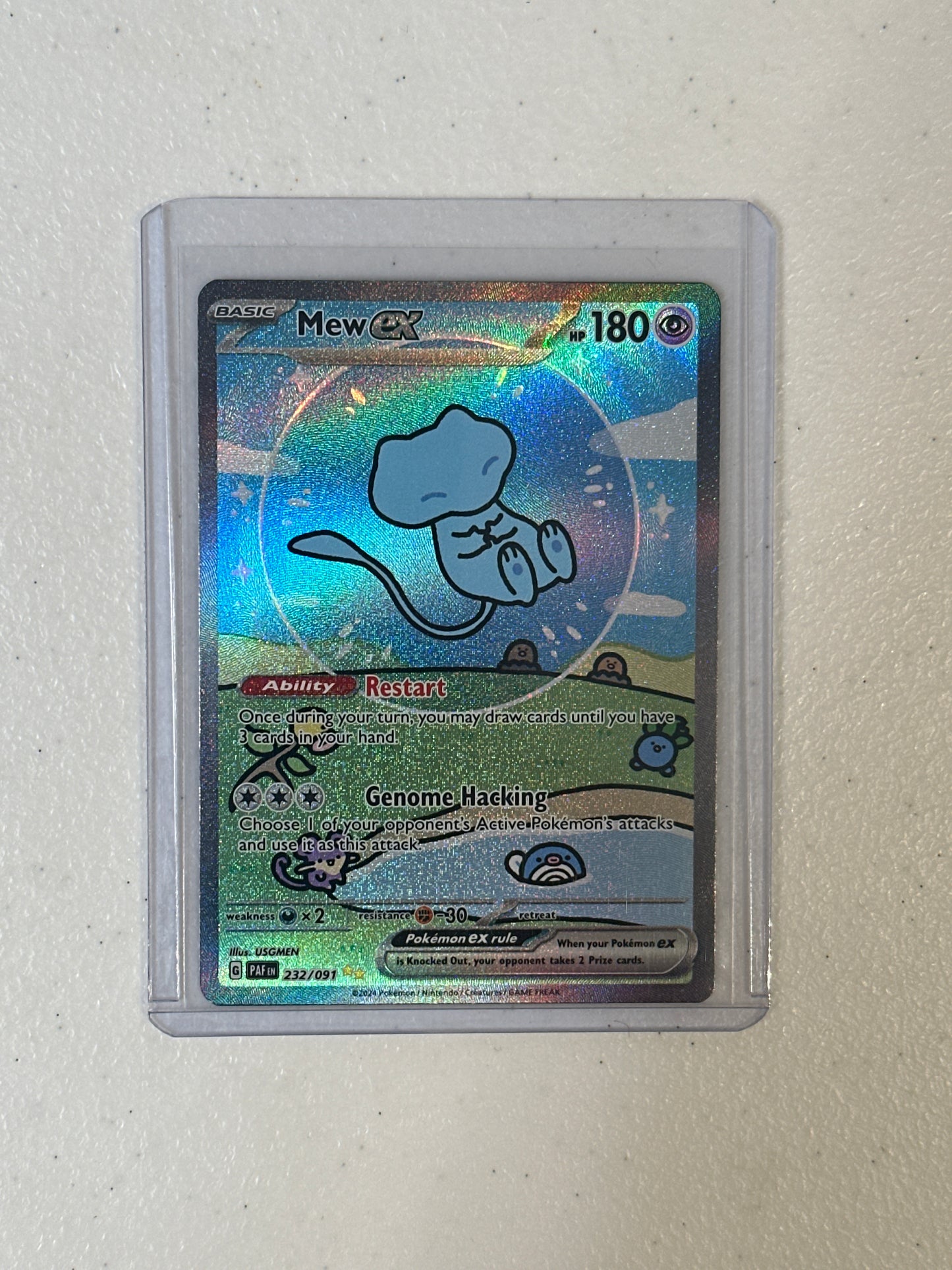 Singles: Pokemon Cards- 151 Mew ex SIR 232/091