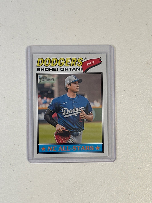 Singles: Baseball Cards- 2026 Topps Heritage Shohei Ohtani Image Variation