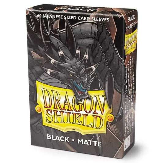 Dragon Shield Sleeves: Japanese- Matte Black (60 ct.)