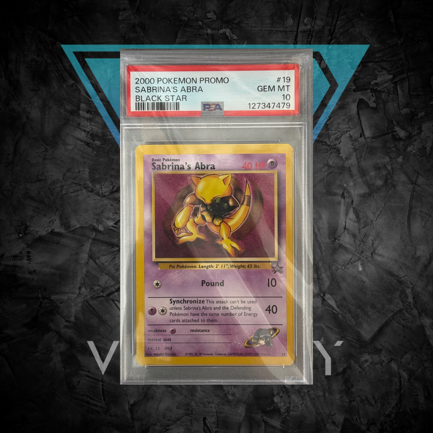 PSA: Pokémon TCG - GEM MT 10 - 2000 Promo Sabrina's Abra Black Star - #19