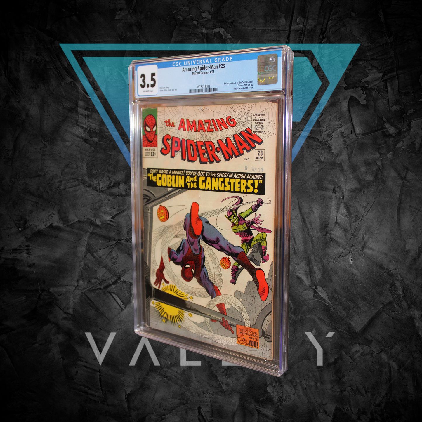 Comic Books: The Amazing Spider-Man #23 – Marvel Comics (April 1965) – CGC 3.5