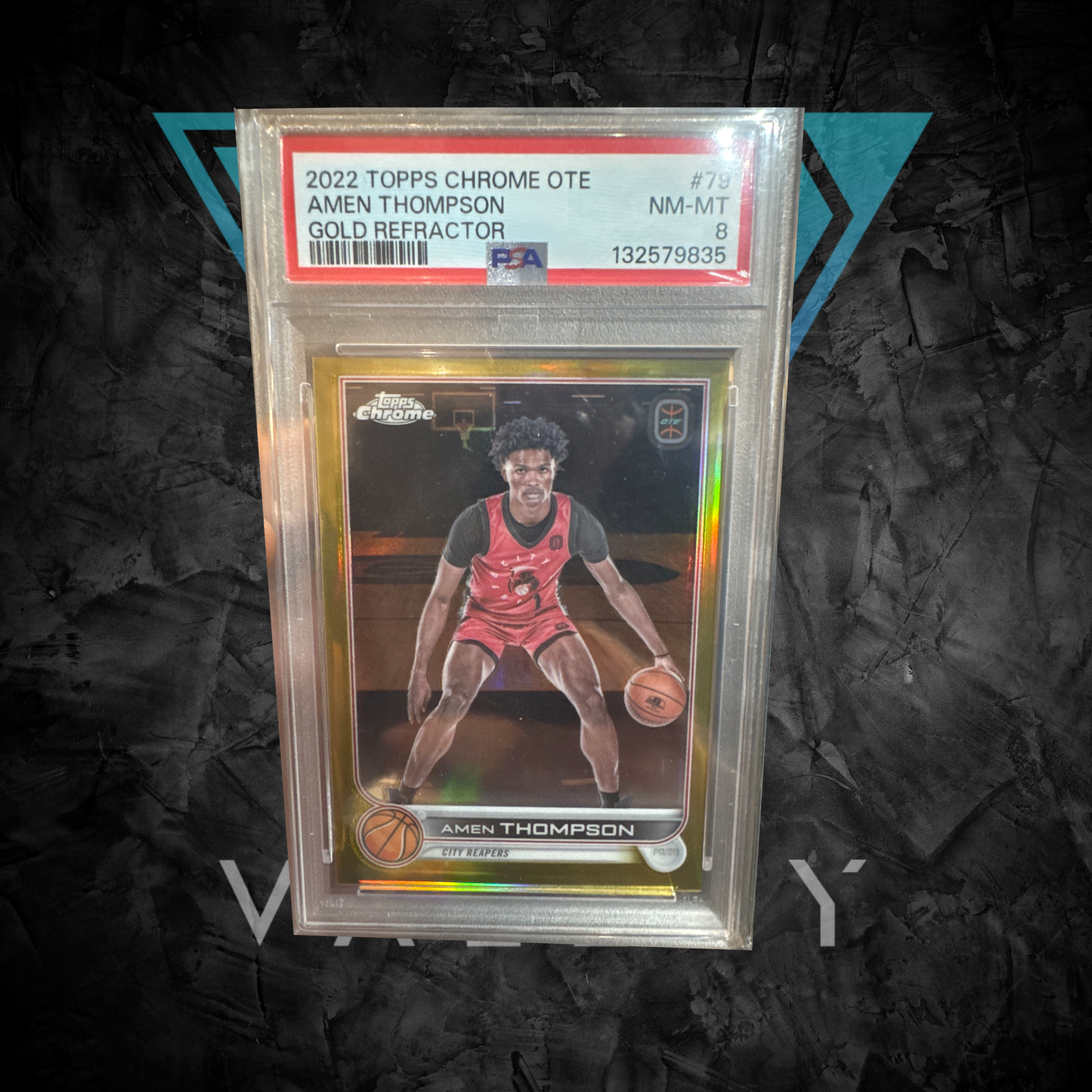 PSA: Basketball Cards Mint 8 - 2022 OTE Amen Thompson Gold /50