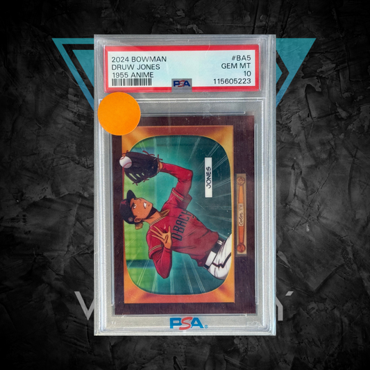 PSA: Baseball Cards - GEM MINT 10 - 2024 Bowman Druw Jones Anime