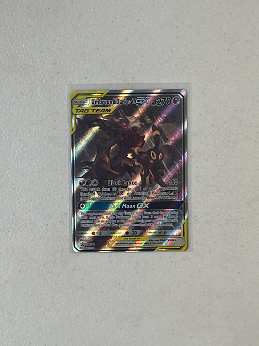 Singles: Pokemon Cards- Umbreon & Darkrai GX Tag Team SM241