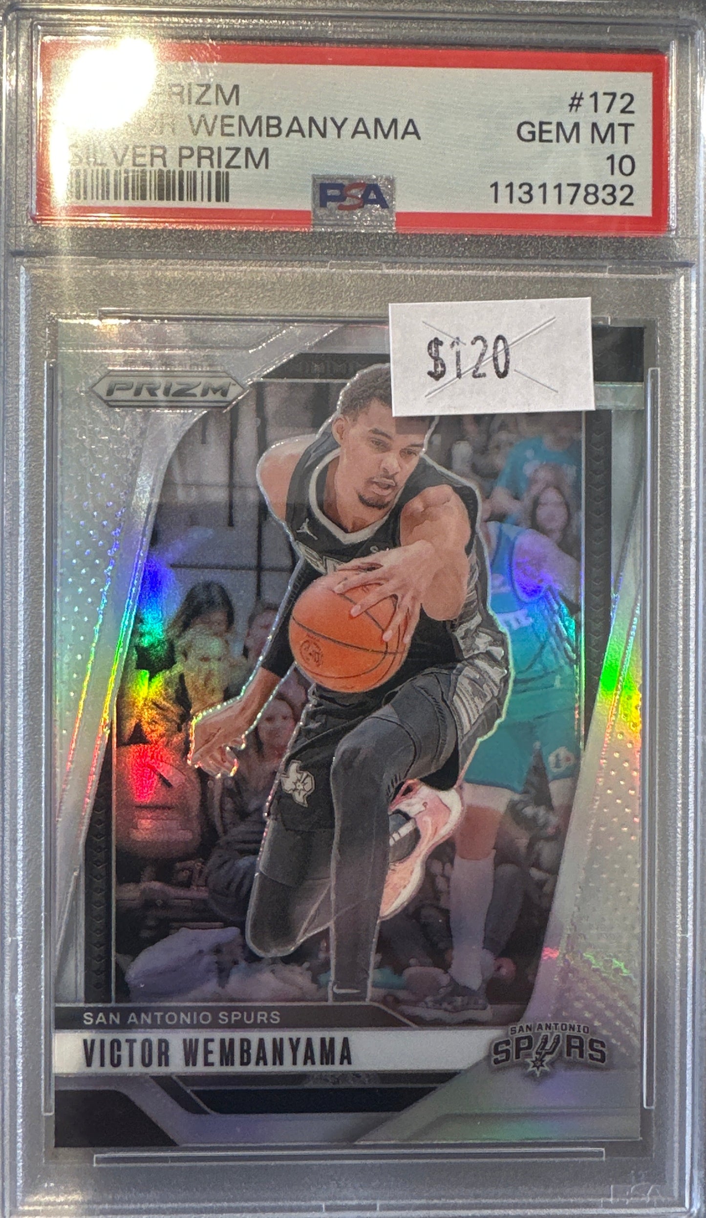 PSA: Basketball Cards - GEM MINT 10 - 2024 Panini Prizm Victor Wembanyama