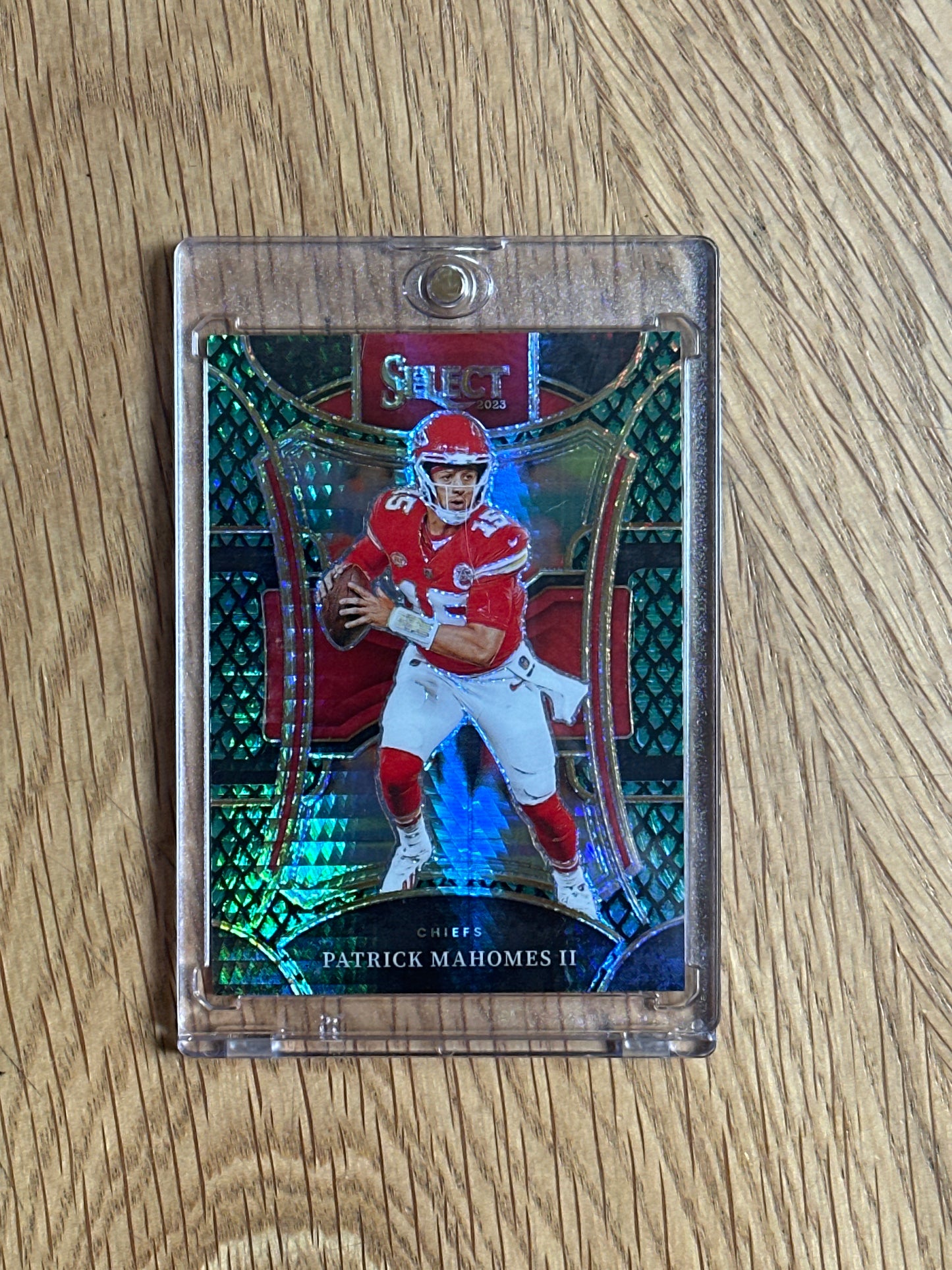 Singles: Football Cards- 2023 Select Patrick Mahomes Dragon Scale 1/70