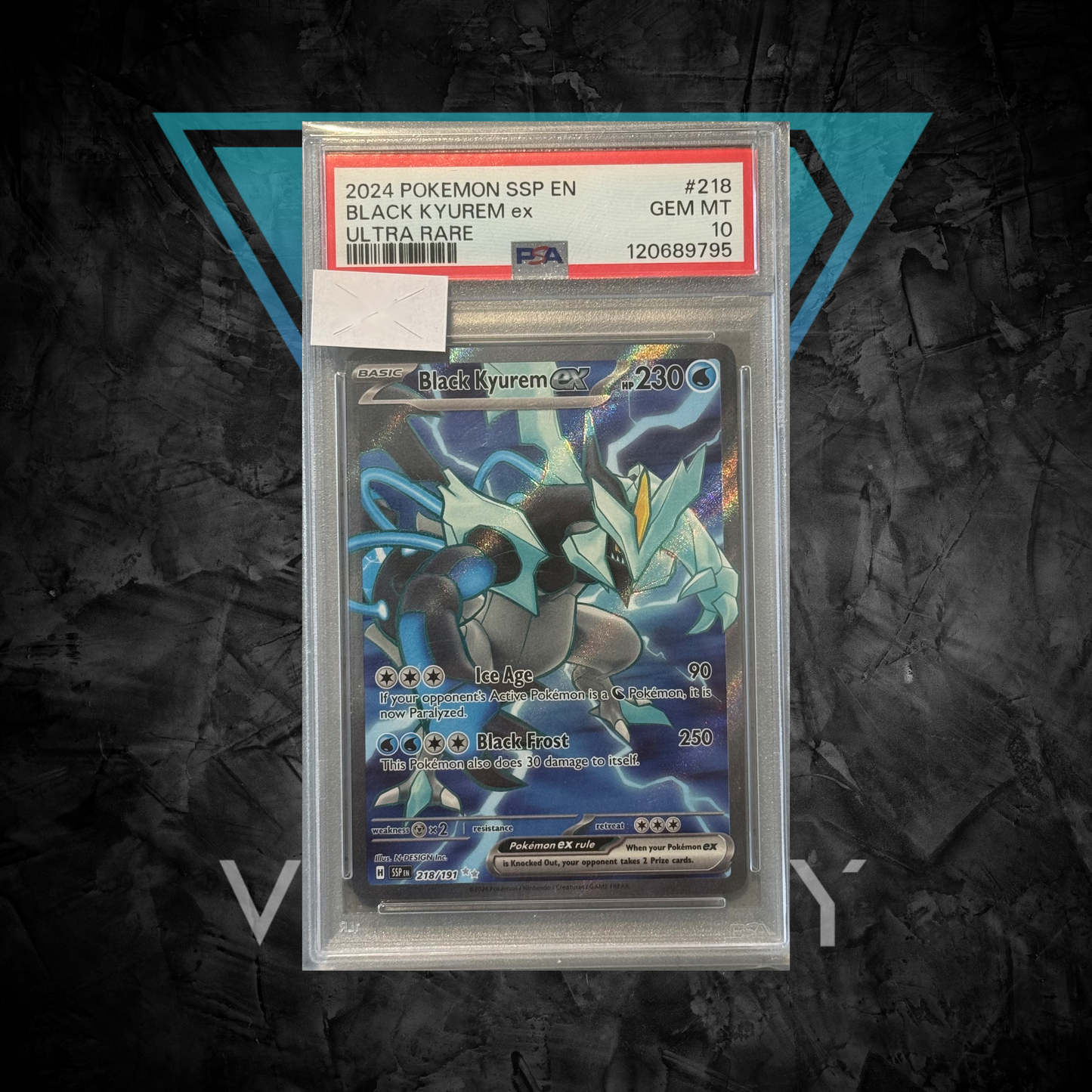 PSA: Pokémon TCG - GEM MINT 10 - 2024 Scarlet & Violet – Black Kyurem ex (Ultra Rare) – #218
