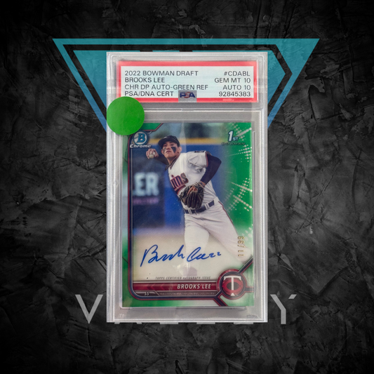 PSA: Baseball Cards - GM MT 10 AUTO 10 - 2022 Bowman Draft Brooks Lee Green Auto