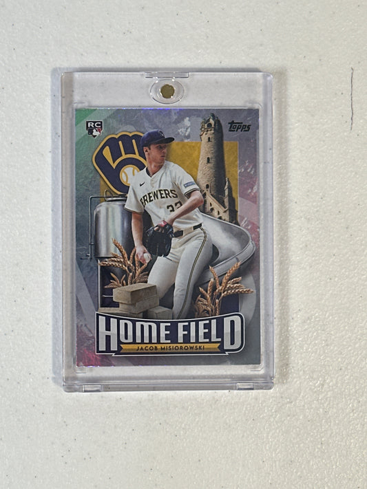 Singles: Baseball Cards- 2026 Topps Series 1 Jacob Misiorowski Home Field SSP