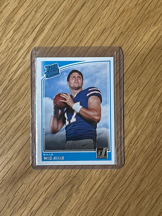 Singles: Football Cards- 2018 Donruss Josh Allen Rated Rookie