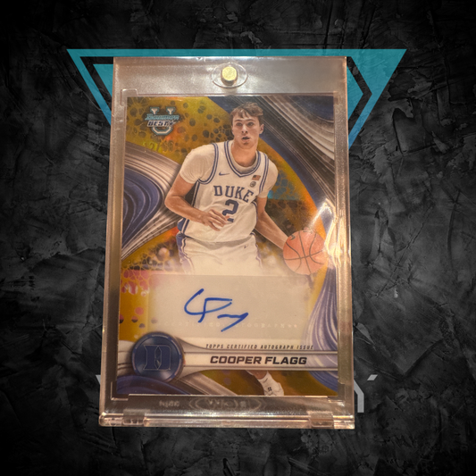 Singles: Basketball Cards- 2025 Bowman Best U Cooper Flagg Gold Auto /50