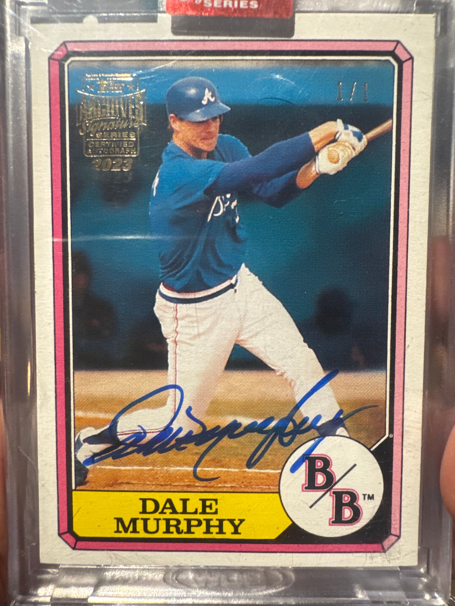 Baseball Singles: 2023 Archives Signatures Dale Murphy 1/1 auto