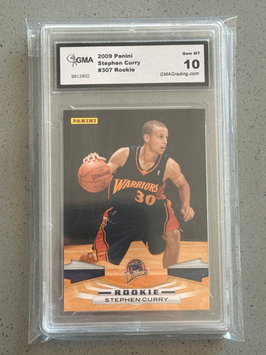 PSA: Basketball Singles - 2009 Panini Stephen Curry Rookie - GMA 10